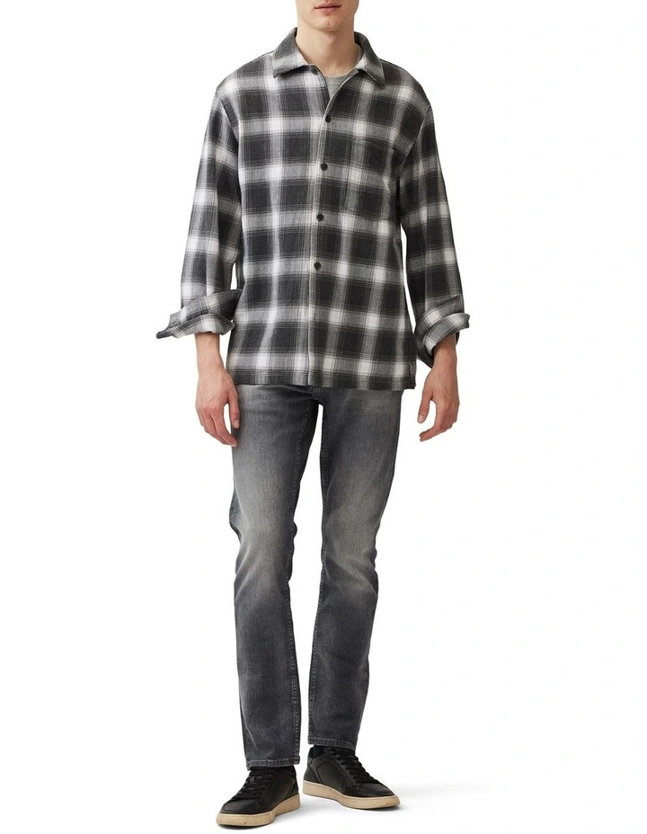 Lyndon Long Sleeve Shirt in Smoke