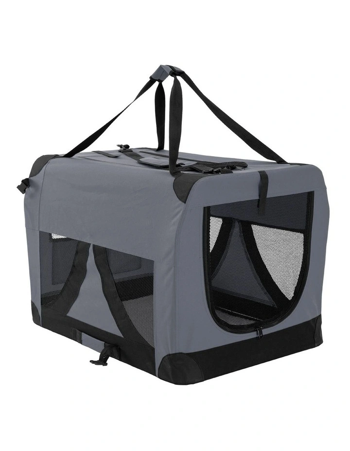 Portable Soft Pet Crate XXXL in Grey