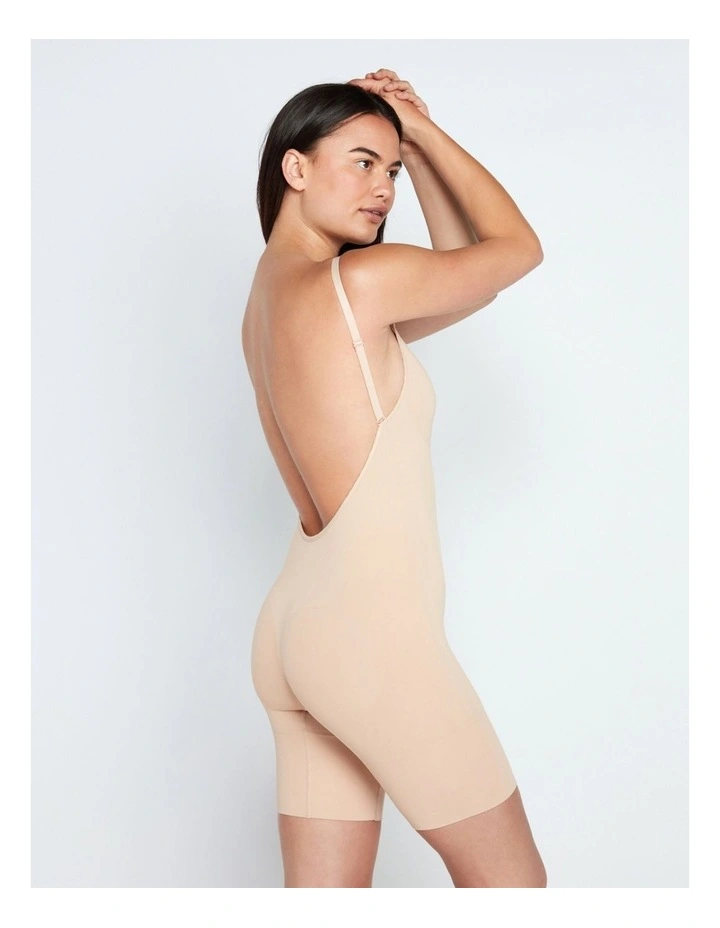 Medium Control Jumpsuit in Caramel