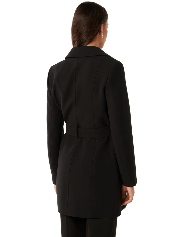 Martha Mac Trench Coat in Black