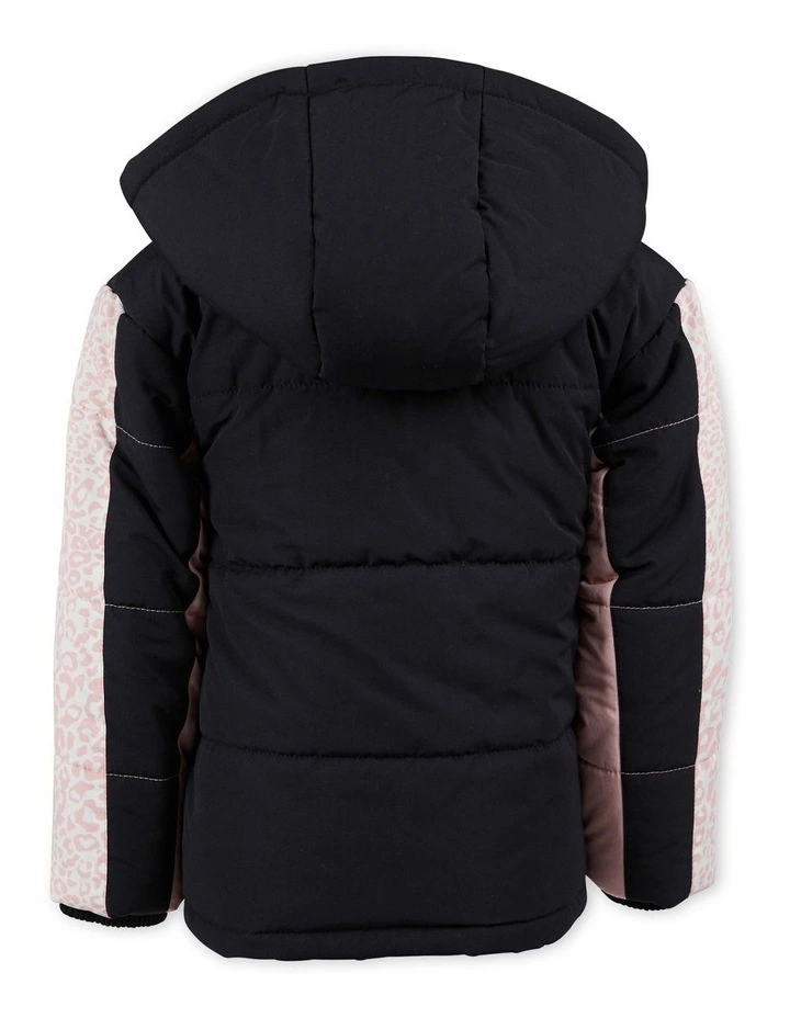 Base Panelled Puffer (3-7 Years) in Multi