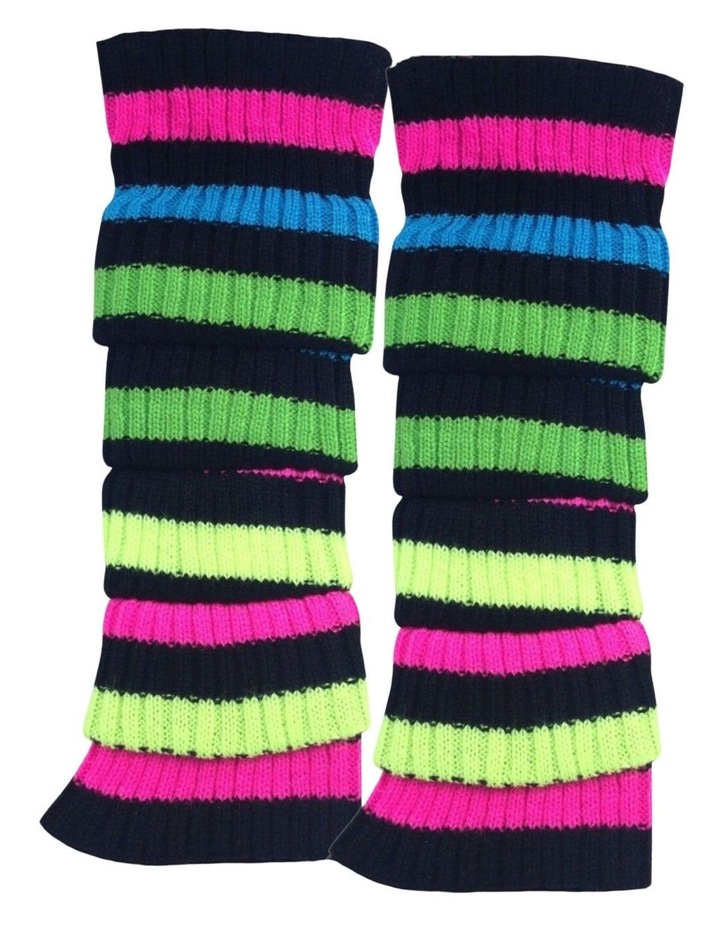 1 Pair Rainbow Leg Warmers in Multi