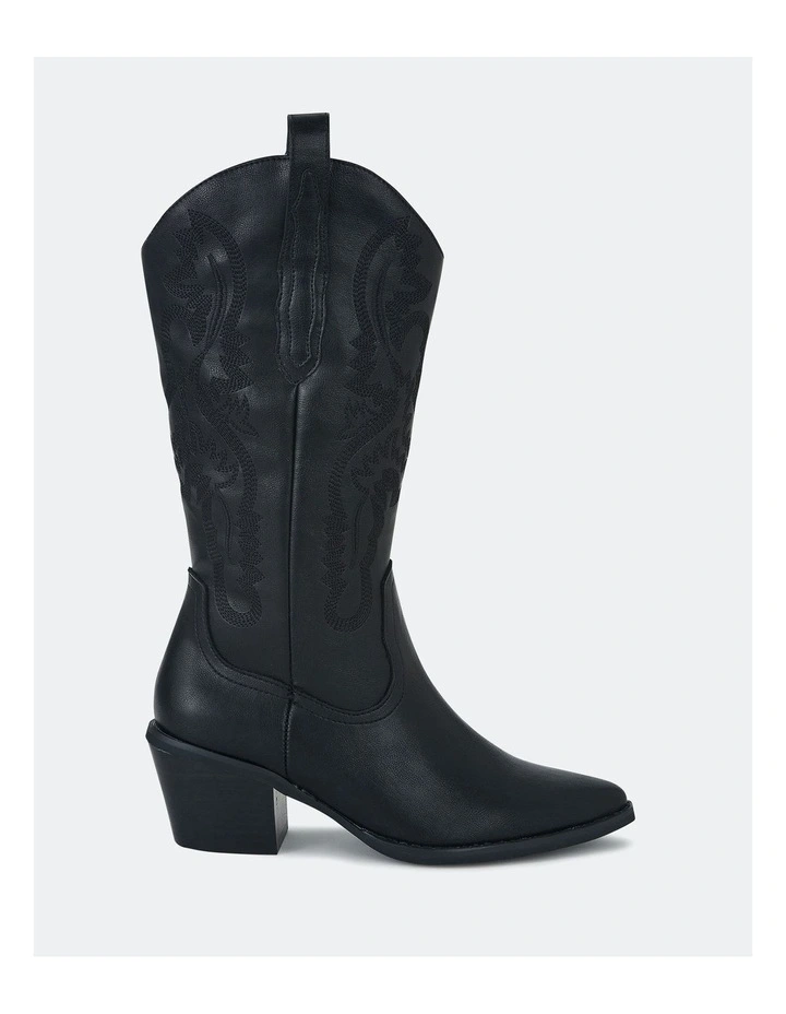 Howdy Boots in Black