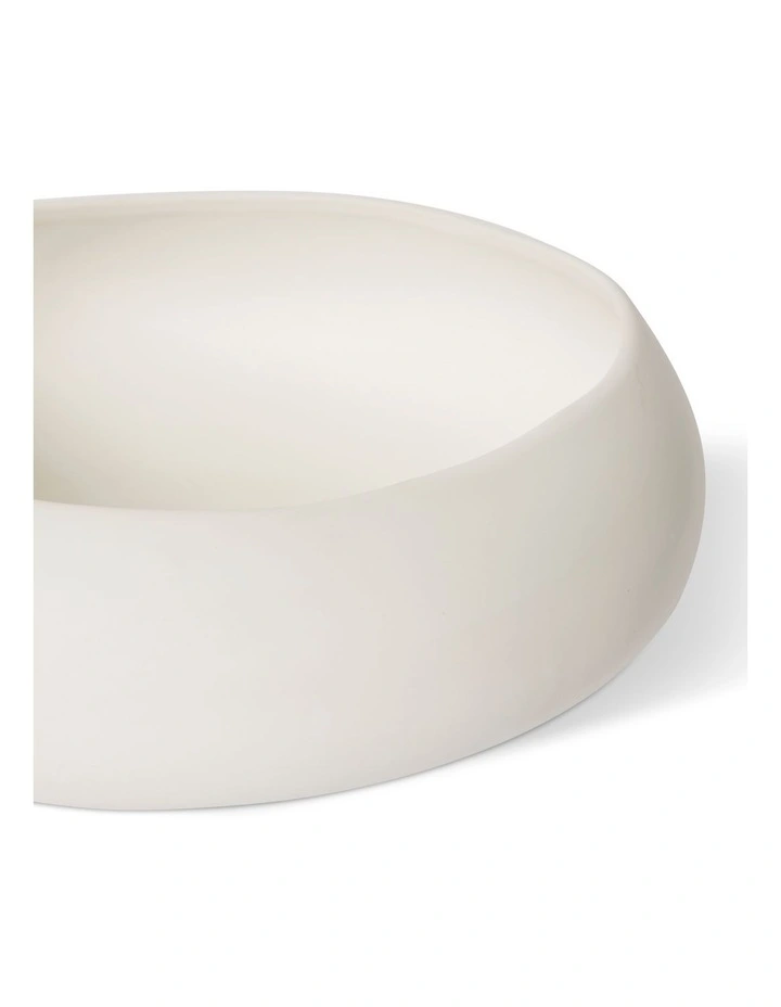Mora Bowl 32x31x10cm in White