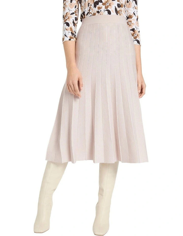 Priyanka Knit Skirt in Cream