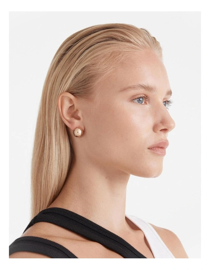 So Smooth Stud Earrings in Rose Gold