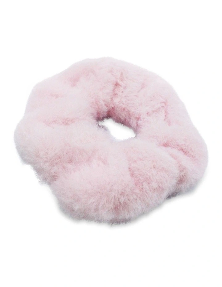 Fur Scrunchie in Pink