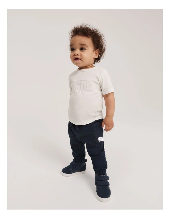 Verified Australian Cotton Heritage T-shirt in Marshmallow