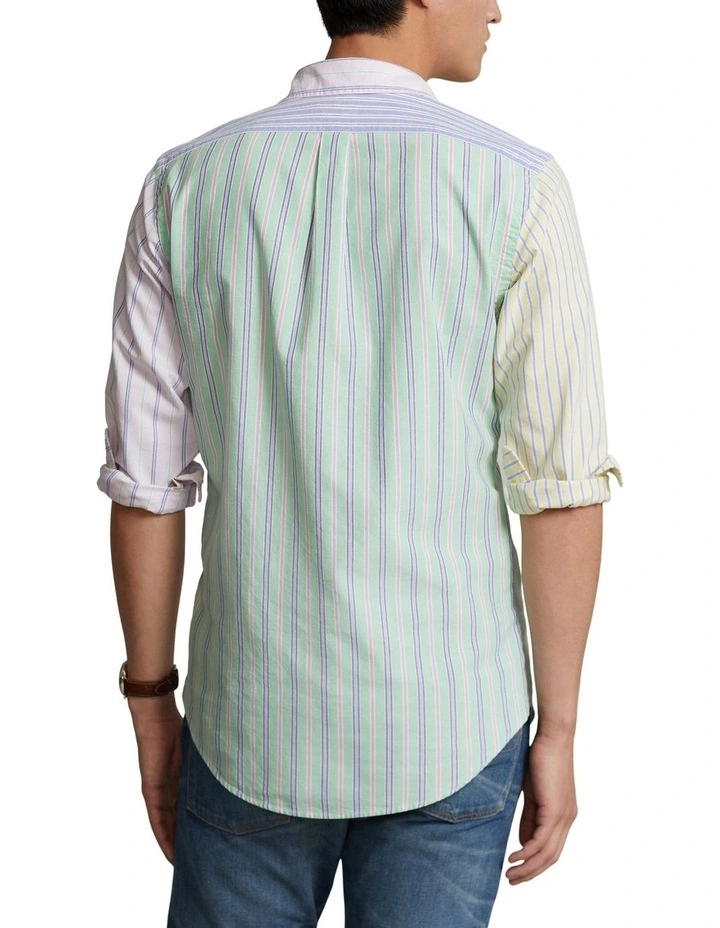 Classic Fit Striped Oxford Fun Shirt in Assorted