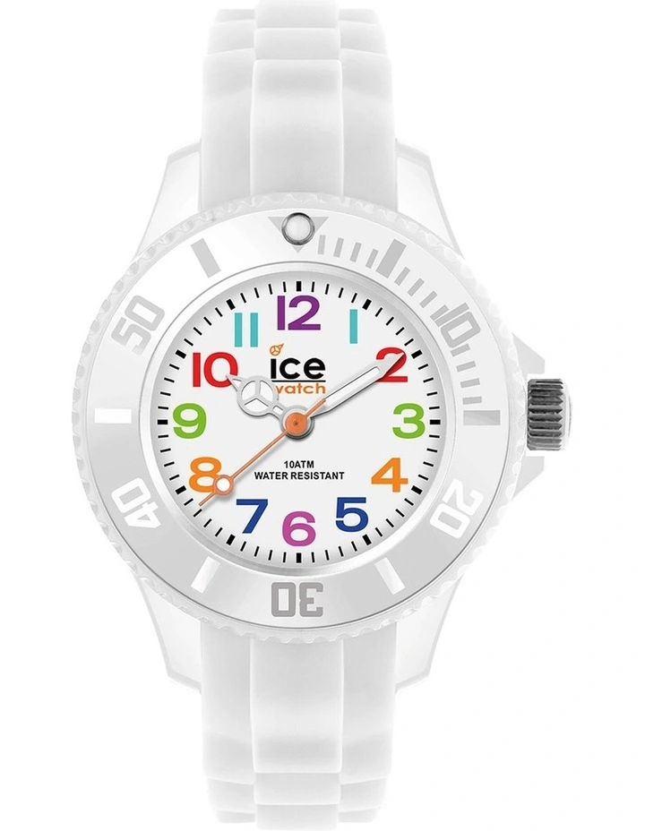 Ice Mini Kids Extra Small White Silicone Quartz Watch