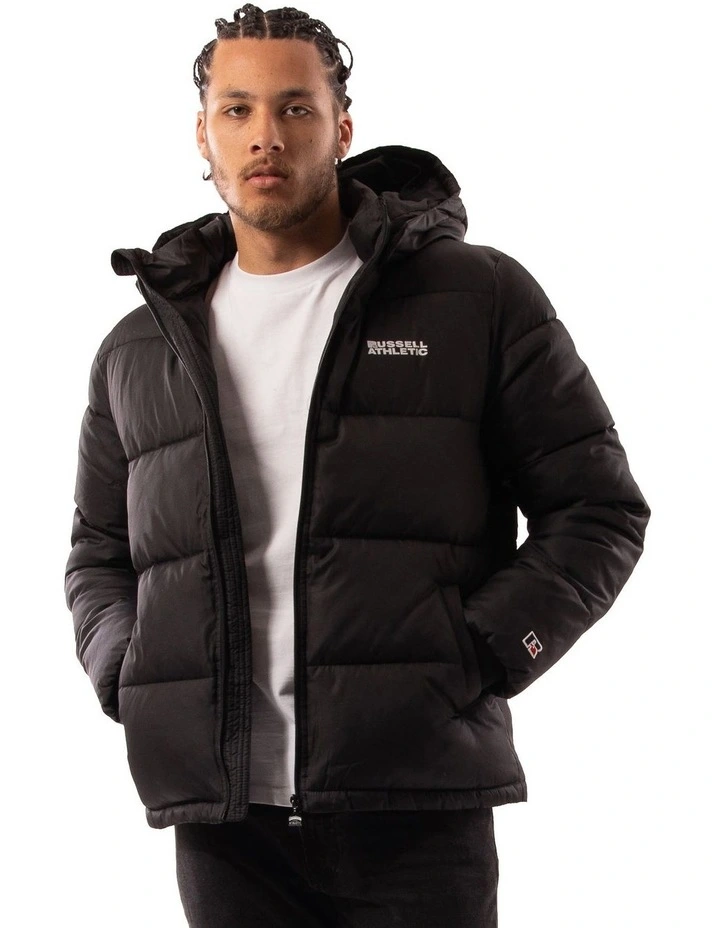 Del Ray Puffer Jacket in Black