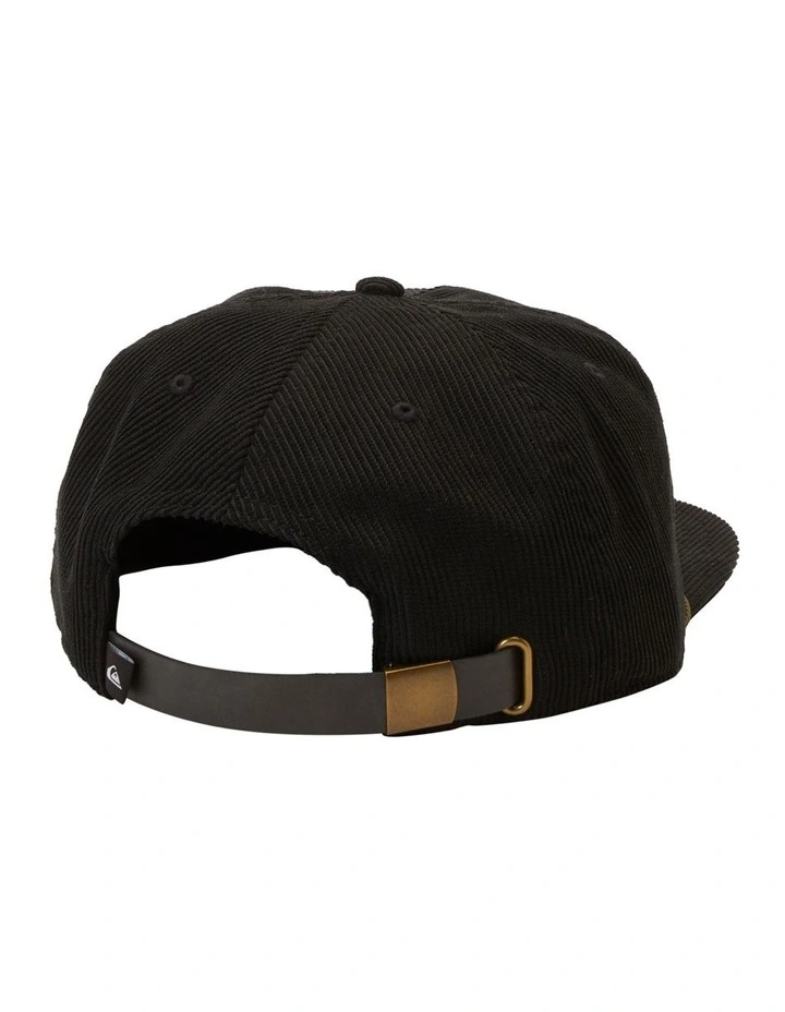 No Vacancy Strapback Cap in Black