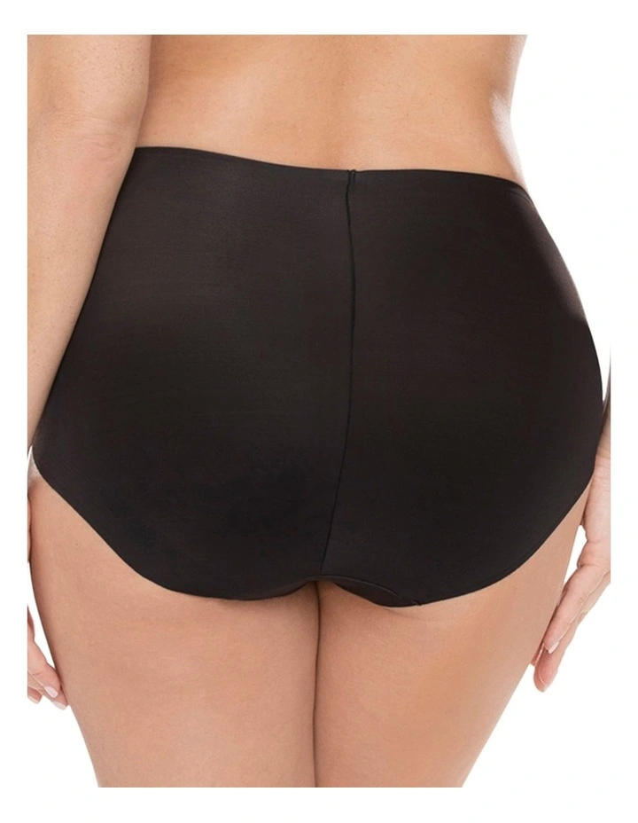 Wonderful Edge High Waist Light Shaping Brief in Black