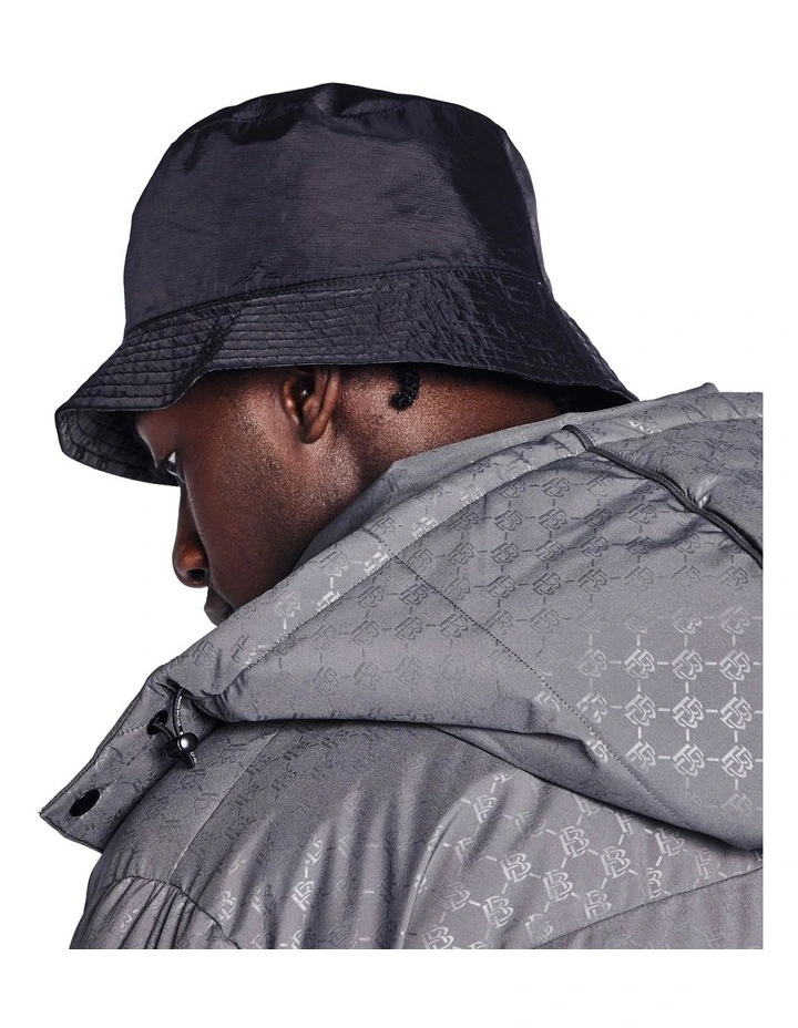 Reversible Bucket Hat in Black