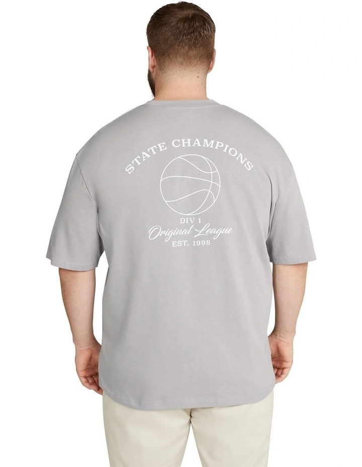 Champions Relaxed Fit Tee in Lilac