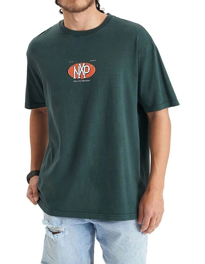 Profile Heavy Box Fit Tee in Grey
