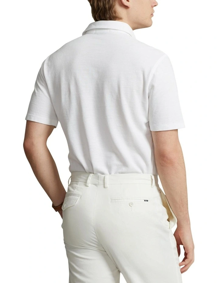Classic Fit Anchor Mesh Polo Shirt