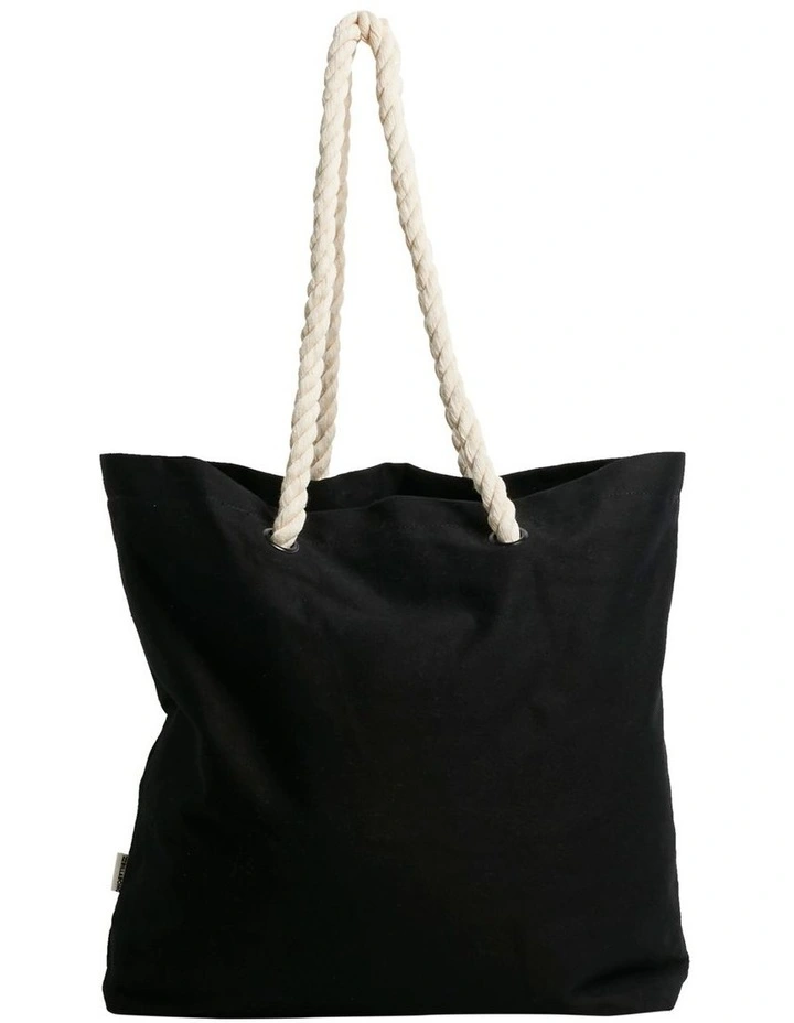 Society Beach Bag in Black