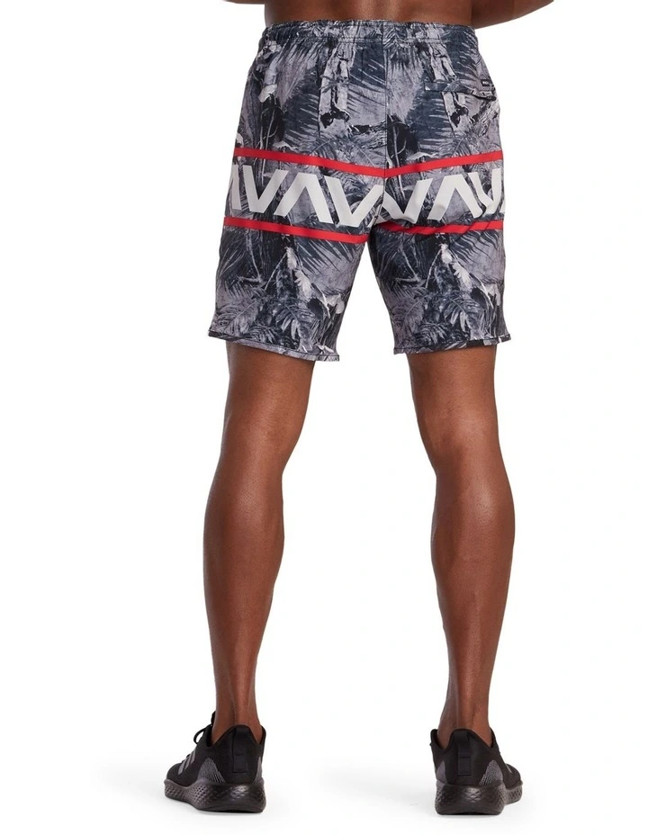 Hawaii Yogger Stretch 17 Inch Shorts in White