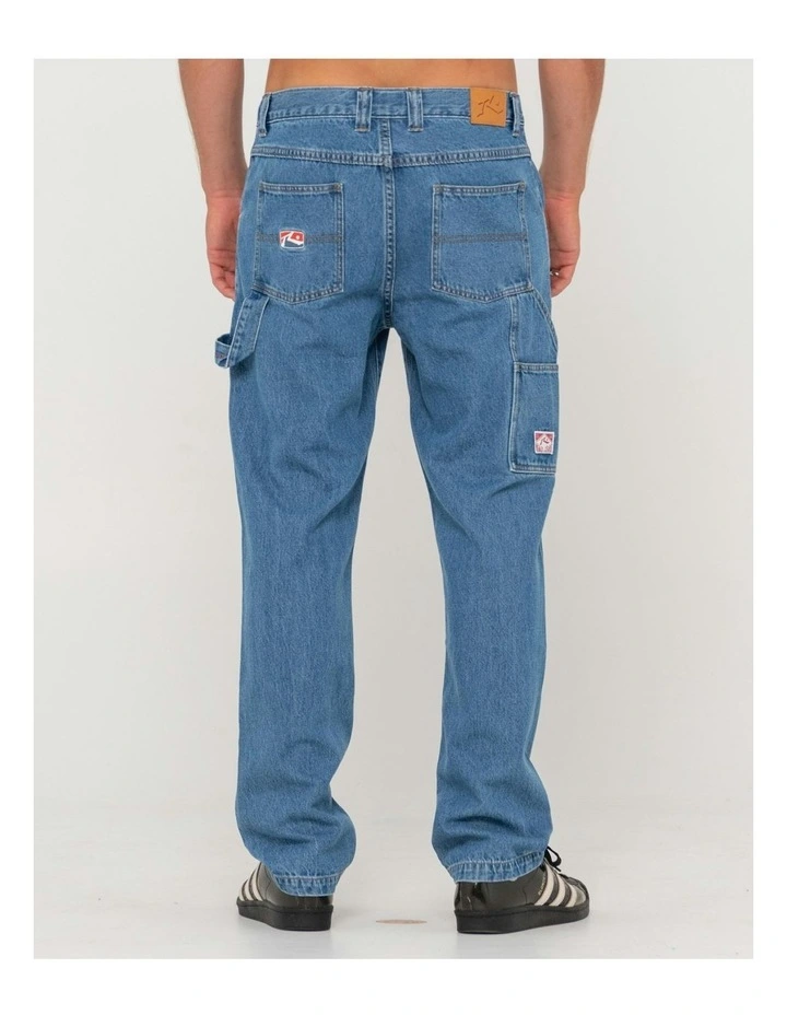 Dungaree Denim 5 Pocket Pant in Blue