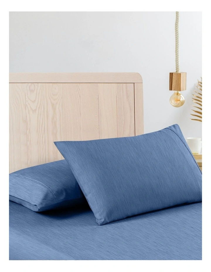 2000TC Bamboo Cooling Sheet Set in Denim