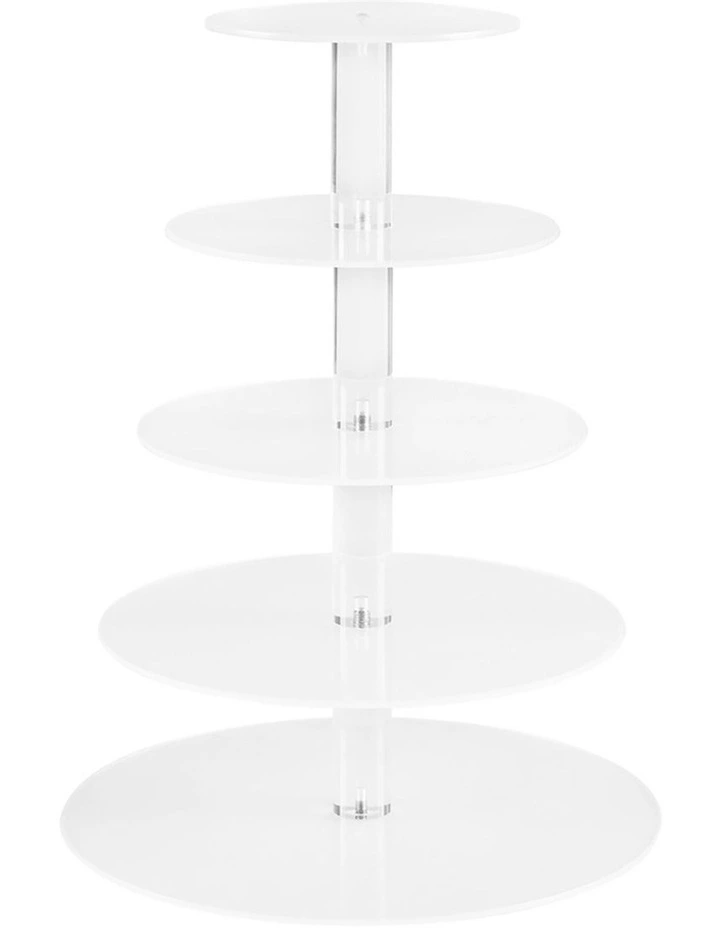 Cake Stand 5 Tiers in White