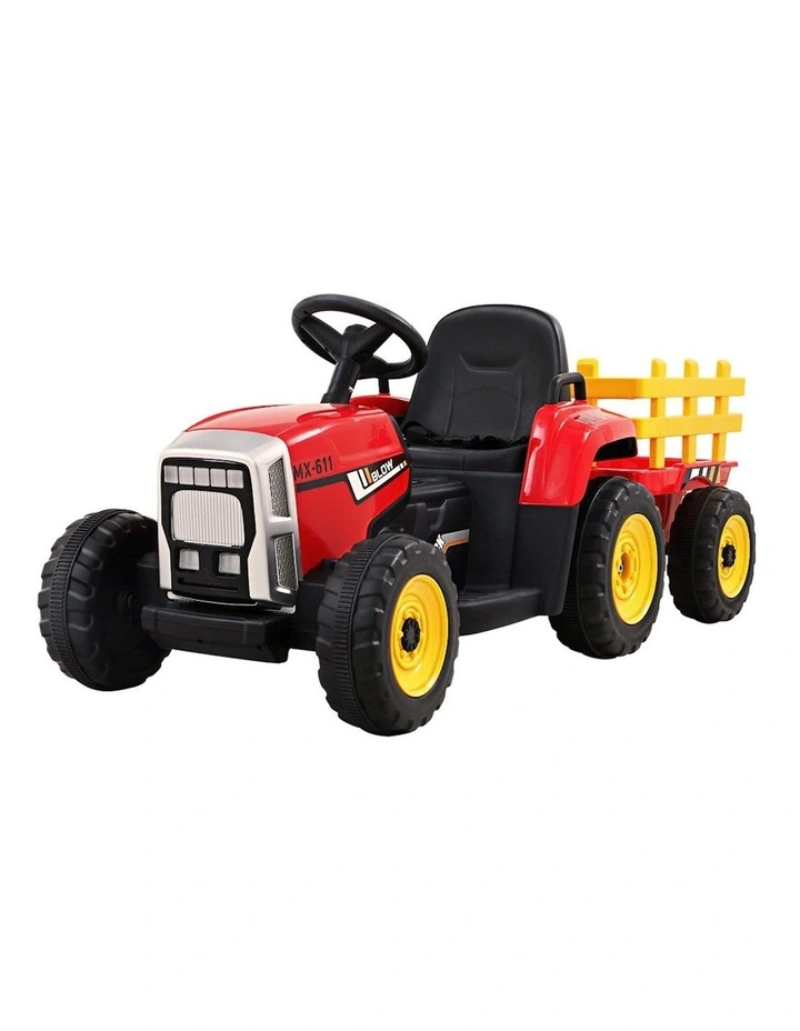 Electric Ride on Farm Tractor in Red