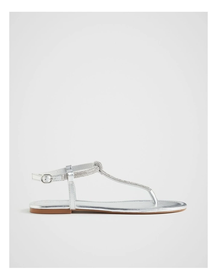Odette Jewel Sandal in Silver
