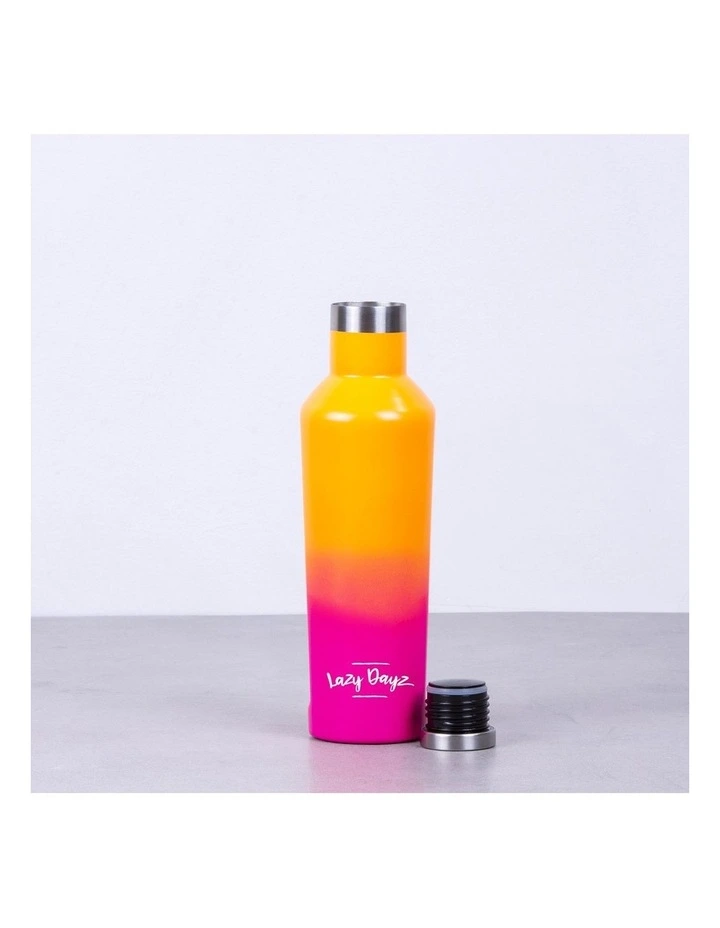 Lazy Dayz Spartan Drink Bottle 480ml Orange Pink Ombre