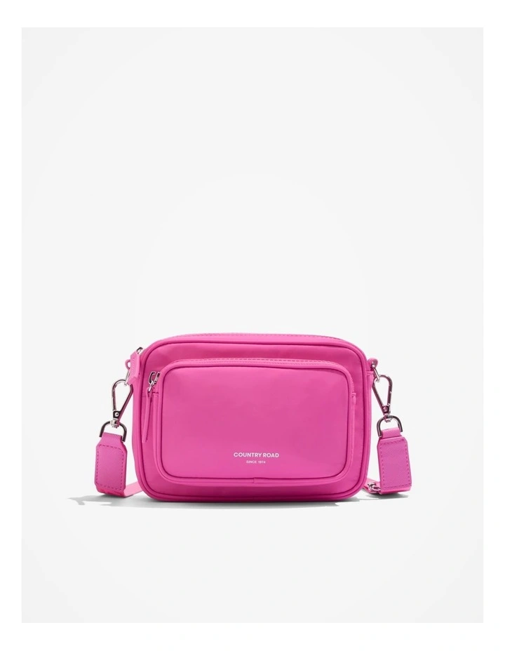 Mini Soft Crossbody Bag in Pink Punch