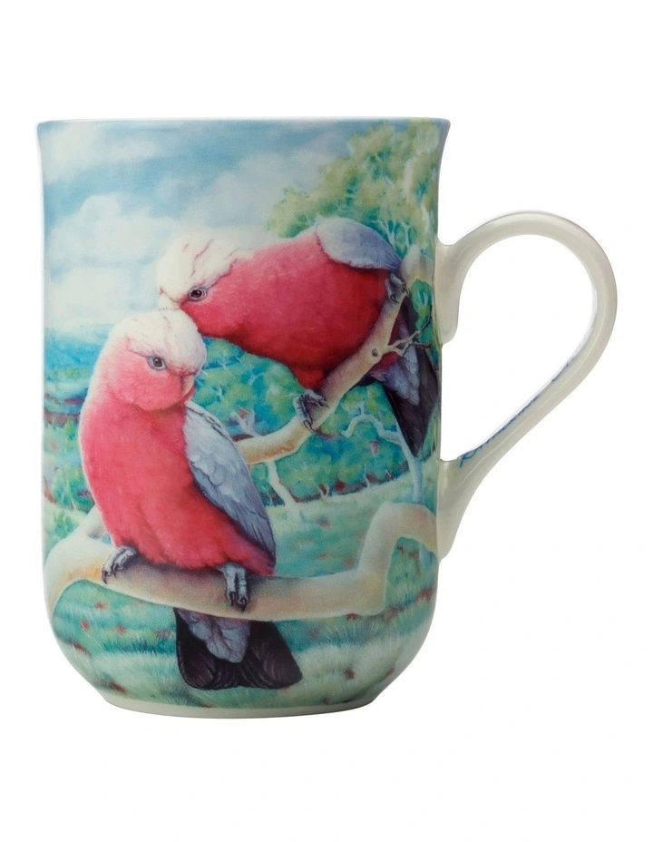 Birds Of Australia KC 10 Year Anniversary Galah 300ml Mug in Multi