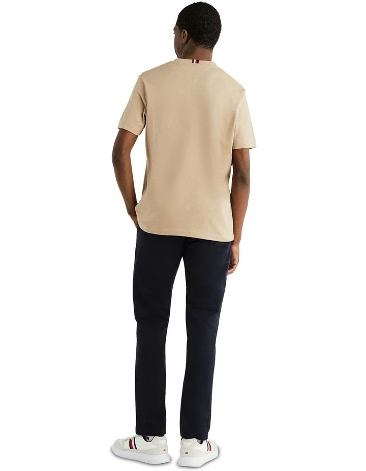 Track Graphic Tee in Khaki