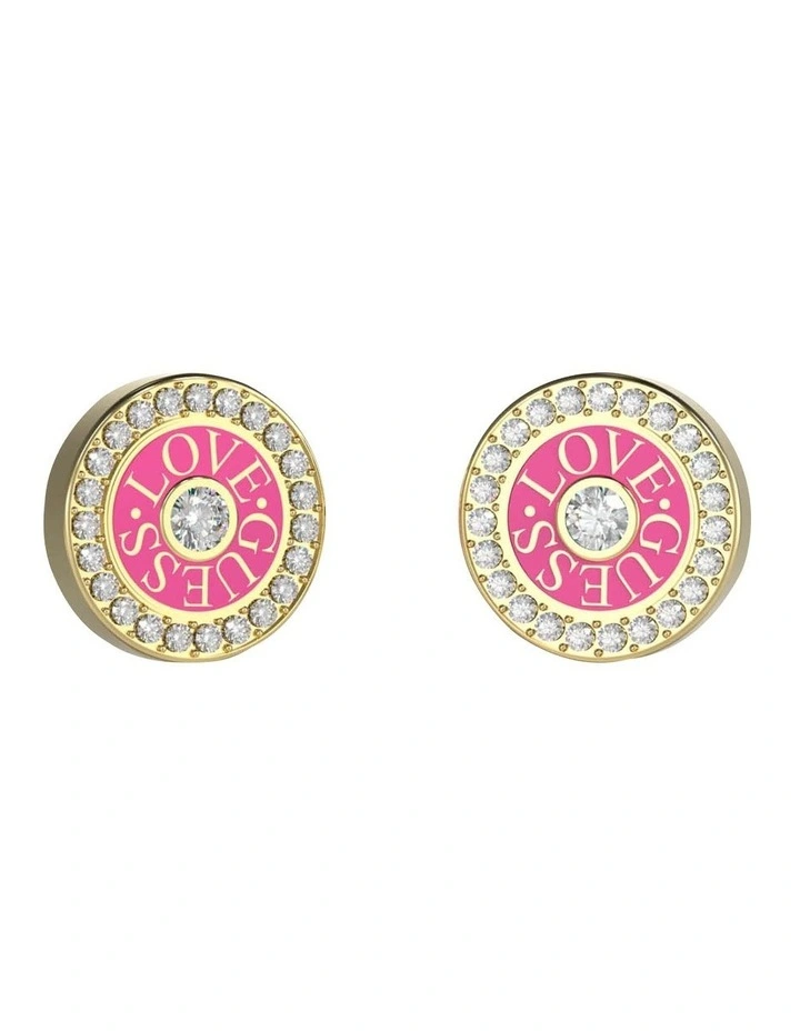 Love Earrings in Gold