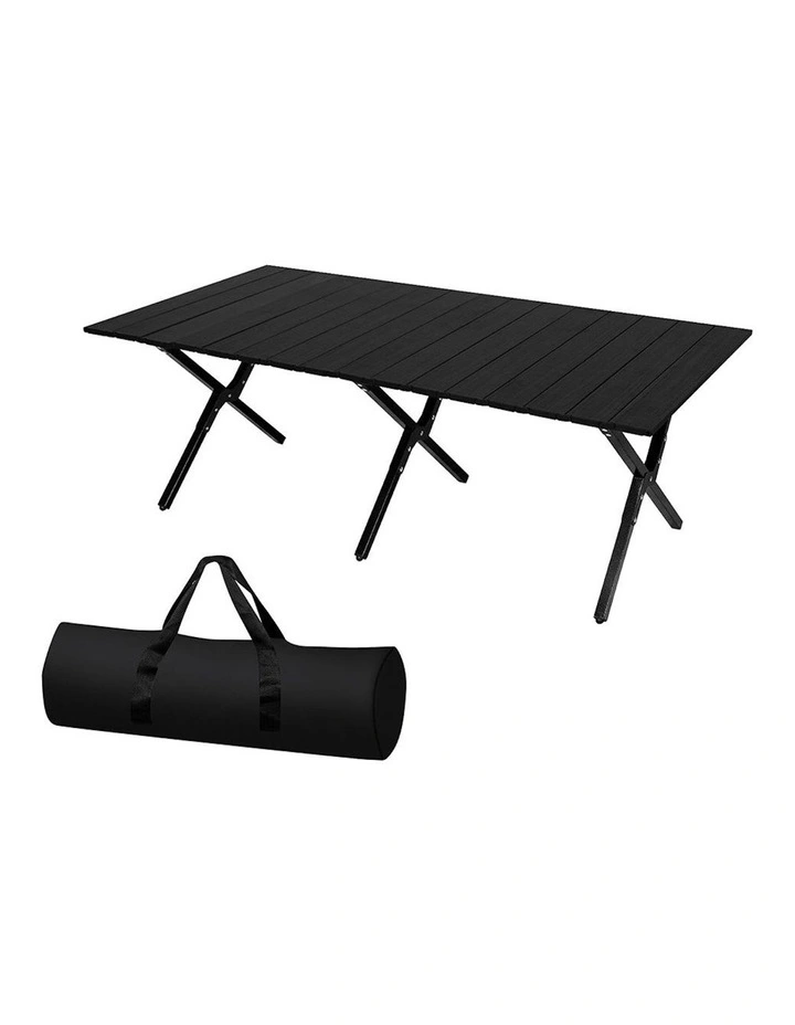 Foldable Camping Table in Black
