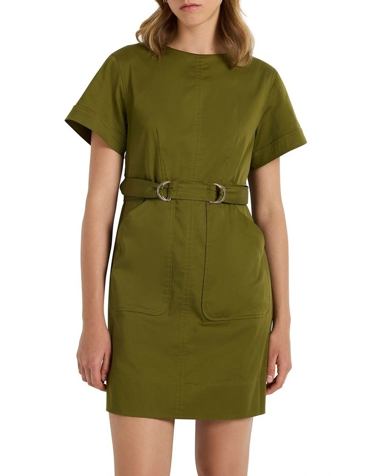 Tina Dress in Khaki