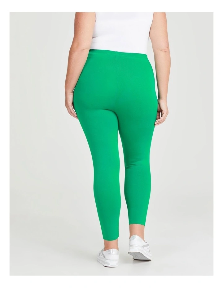 Bamboo Breezy 7/8 Legging in Evergreen