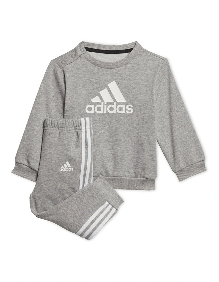 Badge of Sport French Terry Jogger in Medium Grey Heather