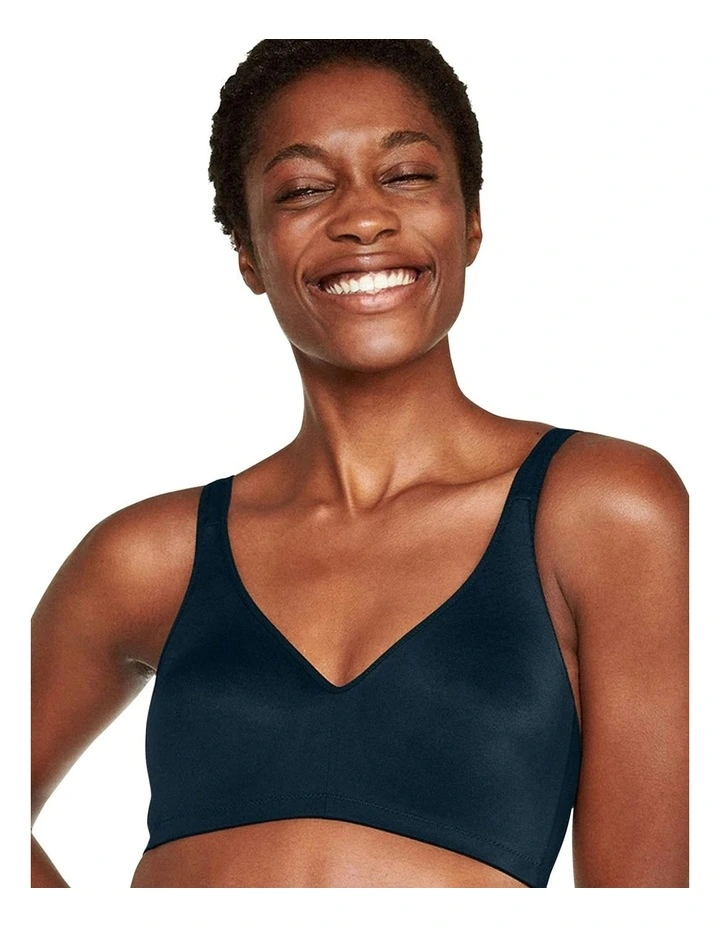 Elasticup 'Perfect Fit' Moulded Wirefree Bra in Navy