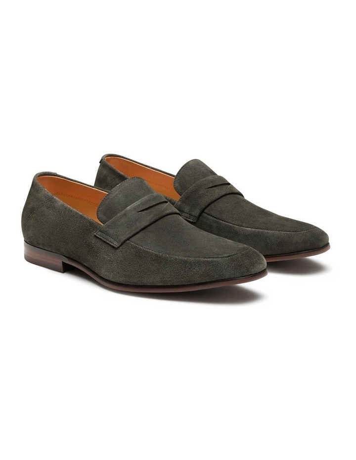 Porter Suede Loafers in Charcoal