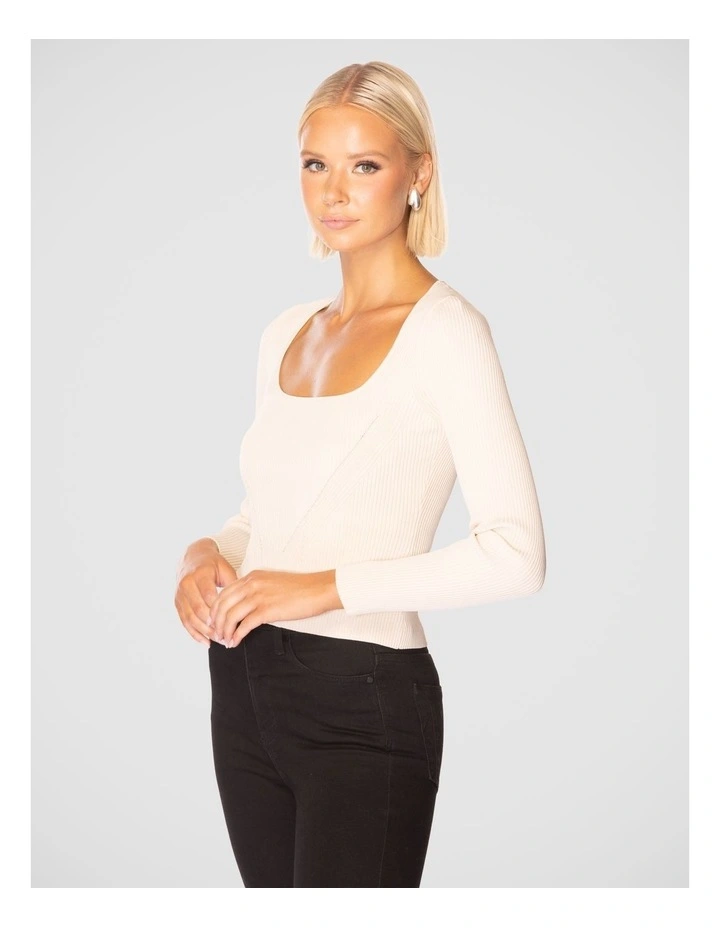 Aydin Knit Top in Cream