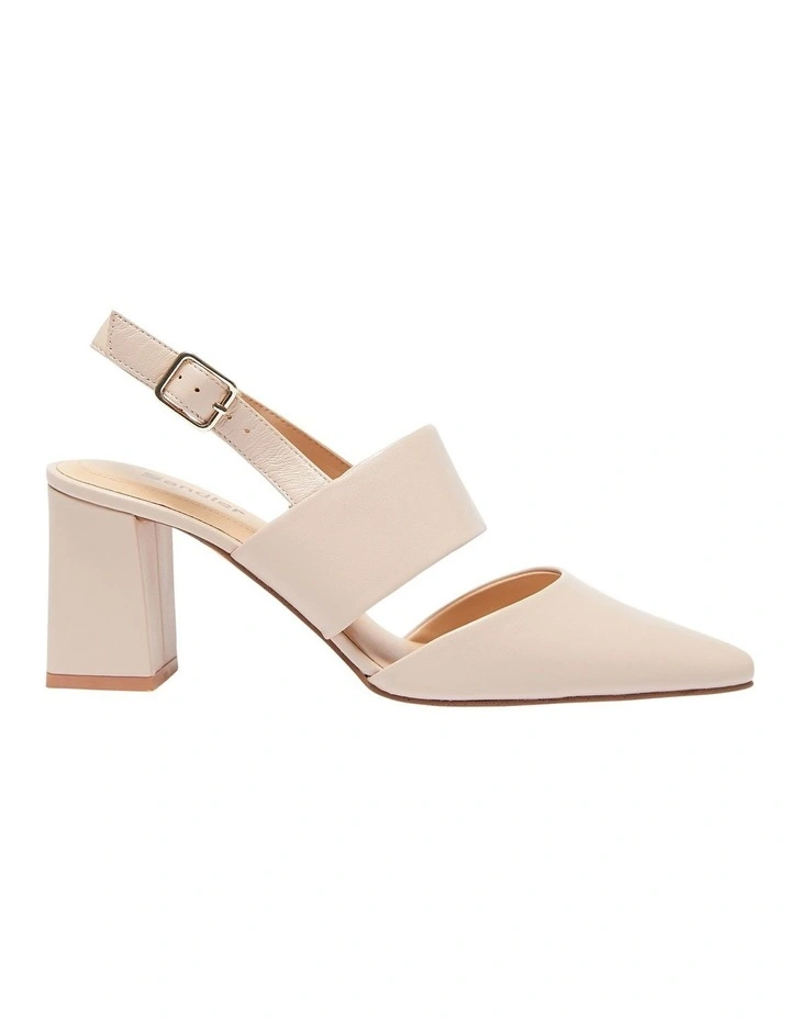 Kitson Heeled Shoes In Blush Leather