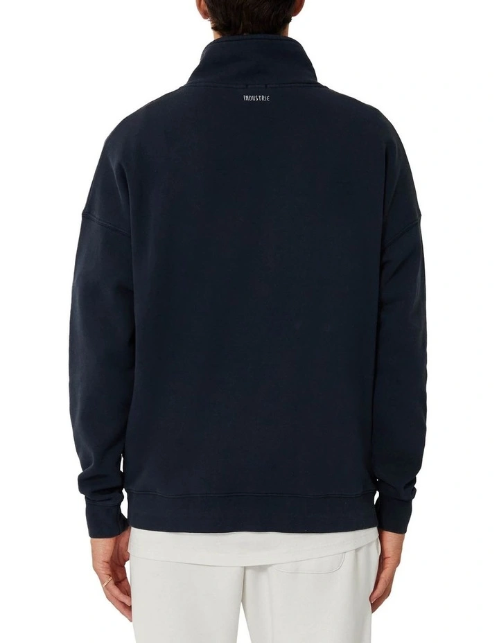 The Washed Del Sur Track Top in Navy