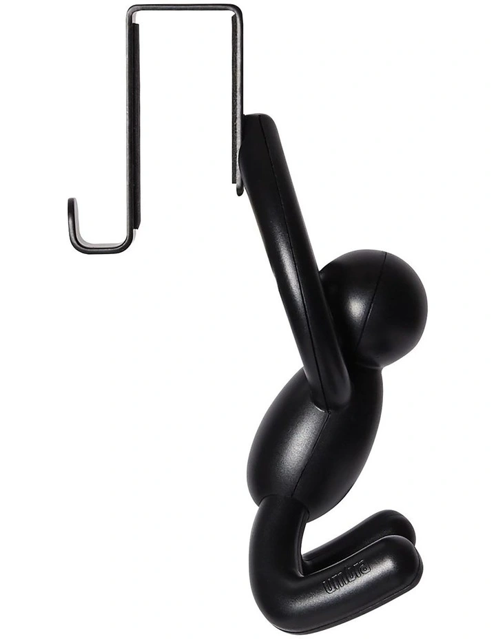 Buddy Over The Door Cabinet Hook Set of 2 in Black