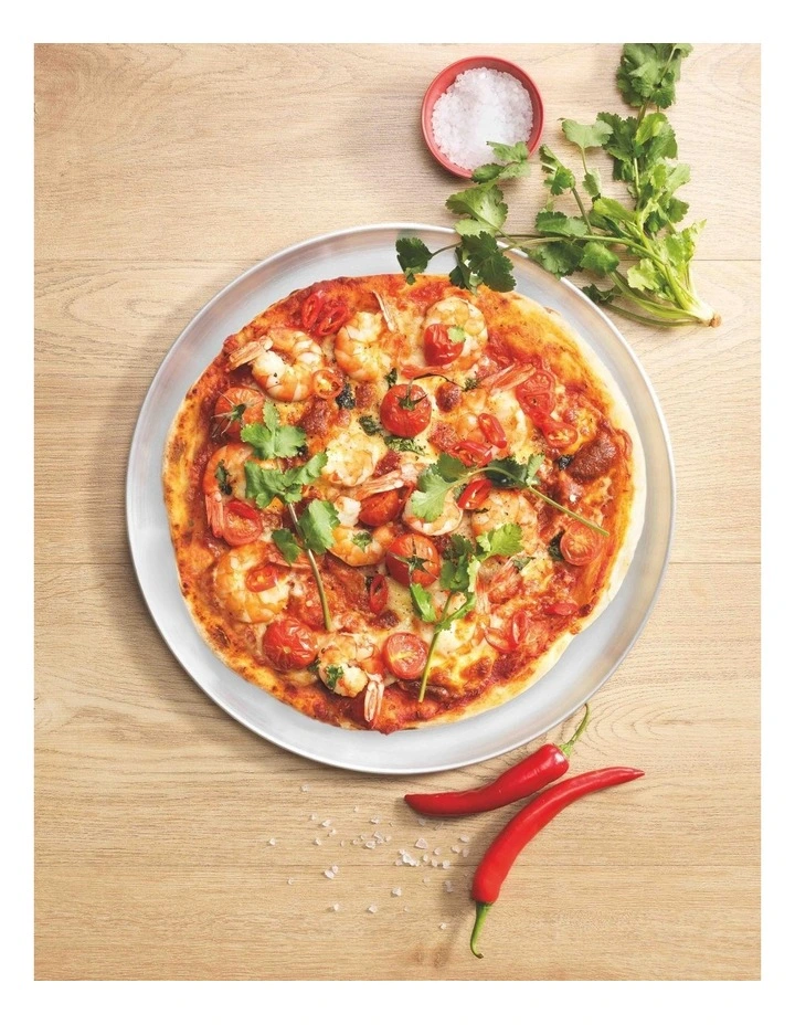 Pizza Tray Pack 36cm/14" Set of 2 in Silver