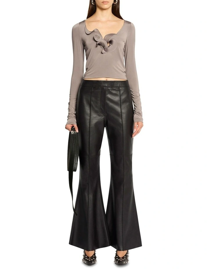 On Your Mind Top in Soft Taupe
