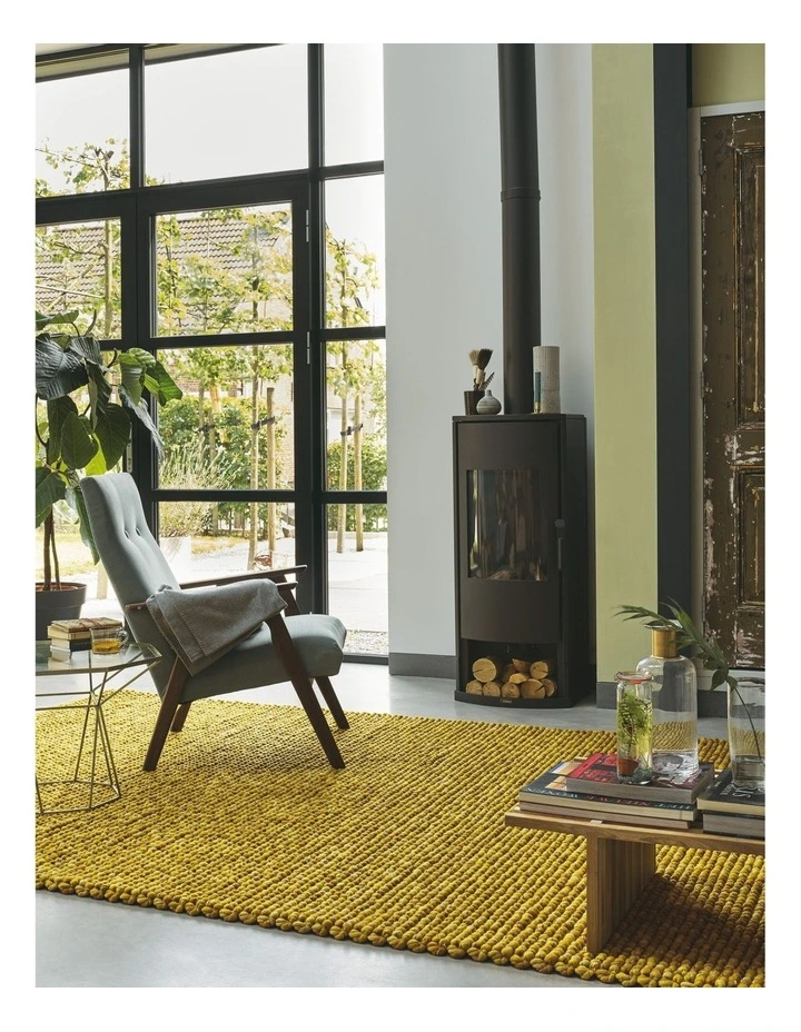 Cobble Rug 29206 in Gold