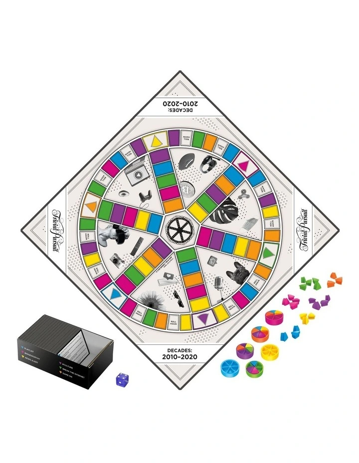 Trivial Pursuit Decades 2010 To 2020 Board Game