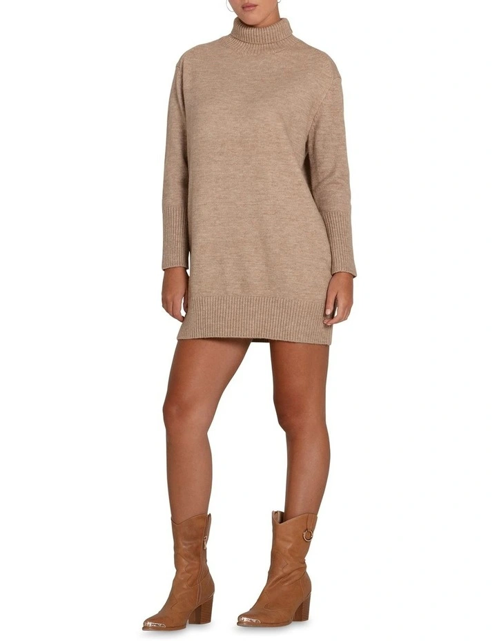 Nothing Compares Knit Dress in Oatmeal