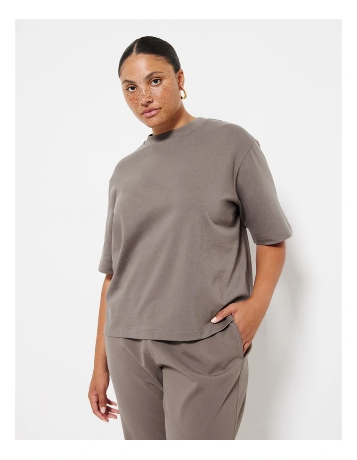Modern Tee in Mouse