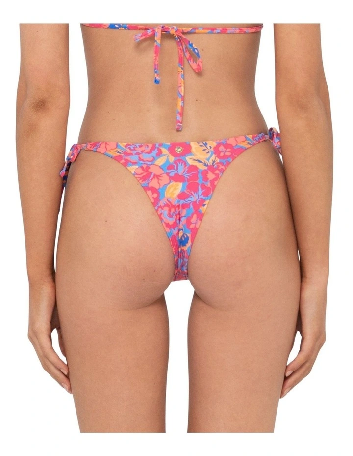 Rio Brazilian Side Tie Bikini Pant in Red